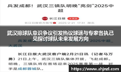 武汉排球队意识争议引发热议球迷与专家各执己见探讨球队未来发展方向